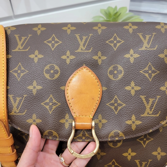💕DISCONTINUED Crossbody/Shoulder LOUIS VUITTON Saint Cloud GM Monogram - Picture 4 of 15